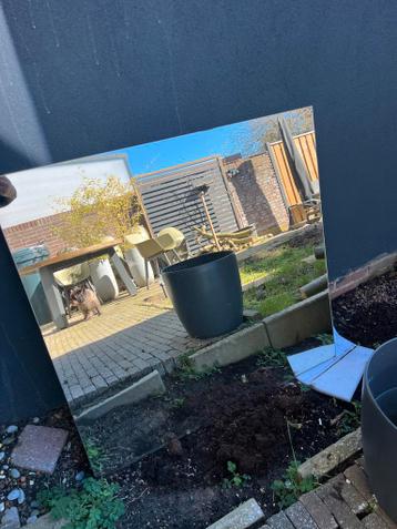 Strakke rechthoekige badkamerspiegel