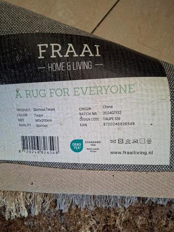 Gratis Home Living Hoogpolig Vloerkleed Taupe 140x200cm