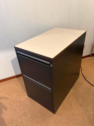 Solide archiefkast met 2 lades en slot
