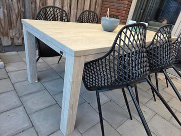 Gratis af te halen: Gebruikte eettafel voor 6 personen