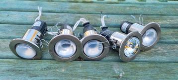Set van 6 inbouwspots - Halogeen/LED compatibel