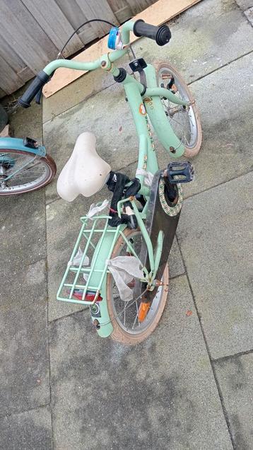 Leuk klein meisje fiets