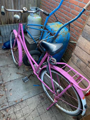 Opoe fiets roze gratis af te halen