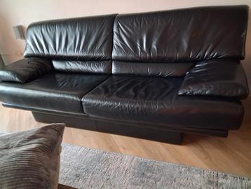 2 en 3 zit echt leren bankstel zonder beschadigung