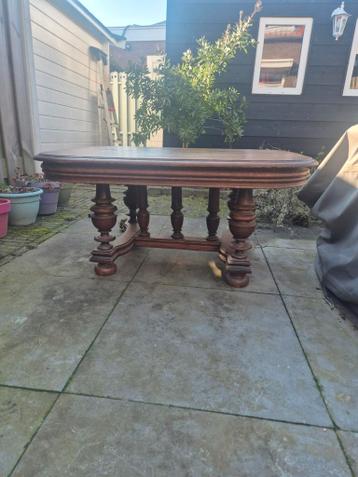 Antieke Salontafel - Robuust Eikenhout