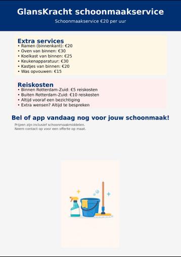 SHOONMAAK WERK ROTTERDAM