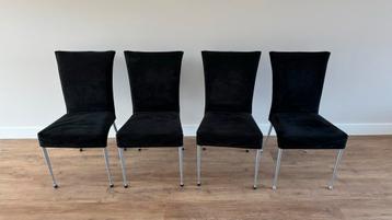 Alcantara stoelen - Zwart