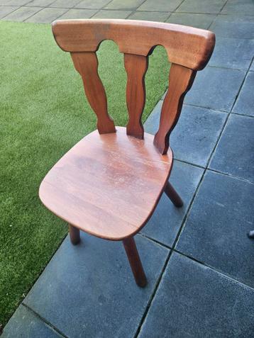 Vintage houten stoel