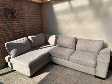 Hoekbank - Grijs Stof