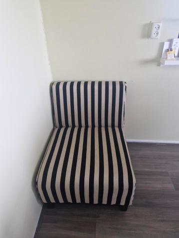 Grote gestreepte zitstoel - Comfortabel en stijlvol