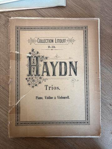 Haydn Trio's - Bladmuziek voor Piano, Viool & Cello