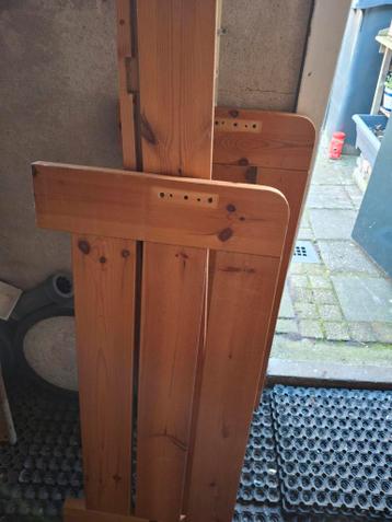 Houten 1 persoonsbed