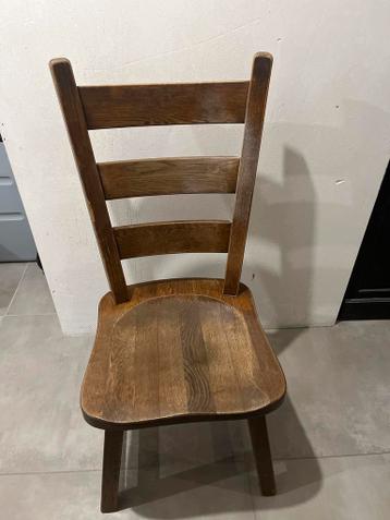 Gratis af te halen: 4 eiken houten stoelen