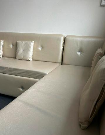 Grote L-vormige eethoek