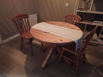 Eethoek set met 3 stoelen