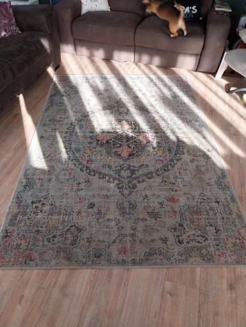 Vintage tapijt Sophie, blauw/groen, 160x230cm