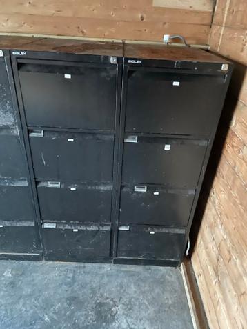 Gebruikte Bisley Archiefkasten - Set van 6