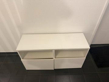 Morgen ophalen!!! Witte TV-meubel/opbergkast met lades