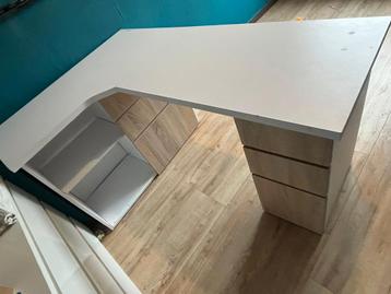 Hoekbureau met opbergruimte - Ideaal voor thuiskantoor