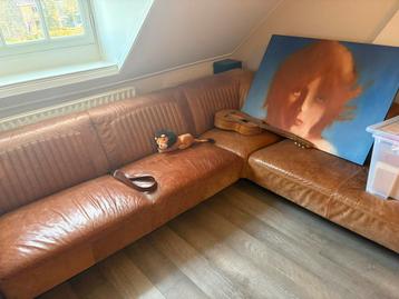 Gratis leren hoekbank - Comfortabel en ruim