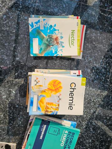 Schoolboeken HAVO 2, 3, 4 en VMBO 1 - Diverse vakken