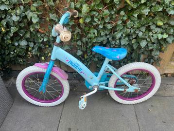 Frozen meisjesfiets, gebruikt, gratis af te halen