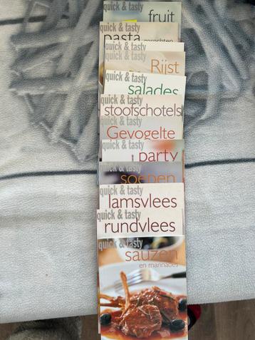 Diverse kookboeken: nieuw en gebruikt, voor elke keuken