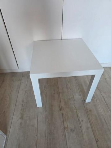 IKEA bijzettafel wit, 55x55x45 cm met anti-schuur voetjes