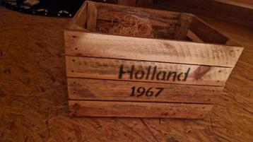 Decoratief houten kratje 'Holland 1967'
