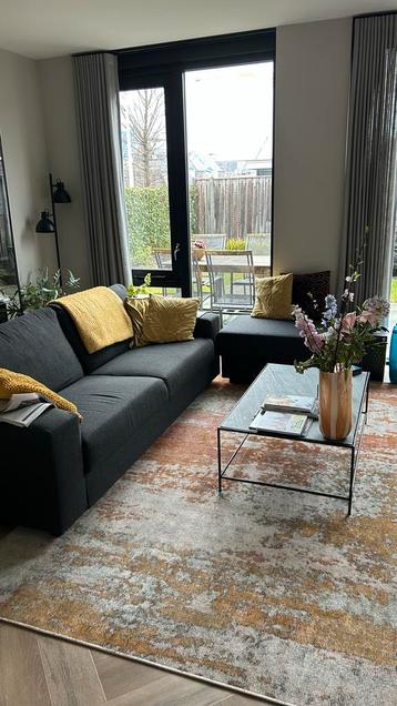 Bank 2.5 zits bank + hocker - grijs