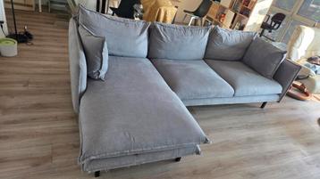 KARWEI Gayle hoekbank met chaise longue grijs kattenkrabb