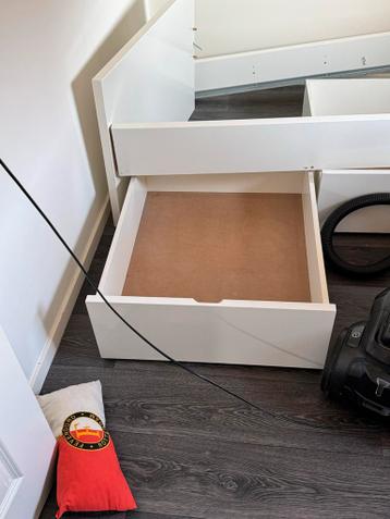 3 lades voor onder bed met rolletjes
