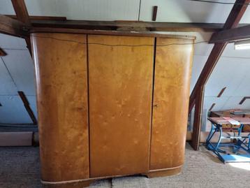 Vintage Kledingkast en Ladekast - Jaren '50 Stijl