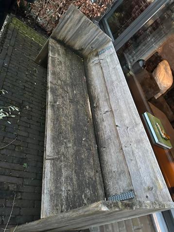 Steigerhouten bank 1.80m gratis af te halen