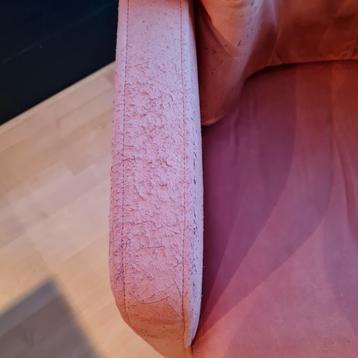 Rolf Benz roze fauteuil GRATIS AF TE HALEN