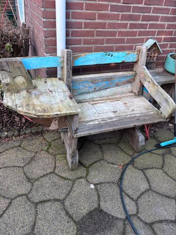 Bankje van sloophout