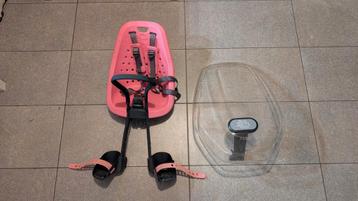 Yepp Mini Pink voorzitje met windscherm