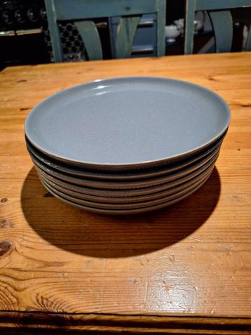 Gratis 7 blauwe ontbijtborden