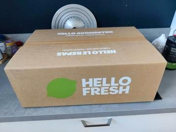 Gezocht: Hello Fresh dozen (voor onze verhuizing)