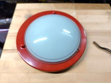 Rode schotellamp 28cm - Plafond- of wandlamp