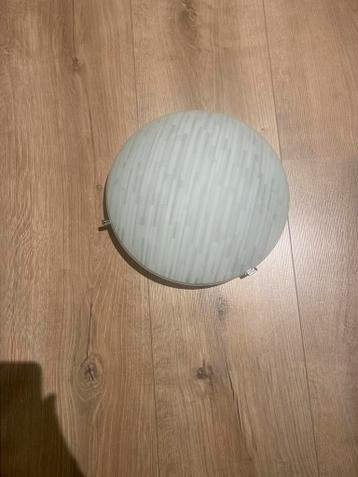 Plafondlamp met Glas en Metaal