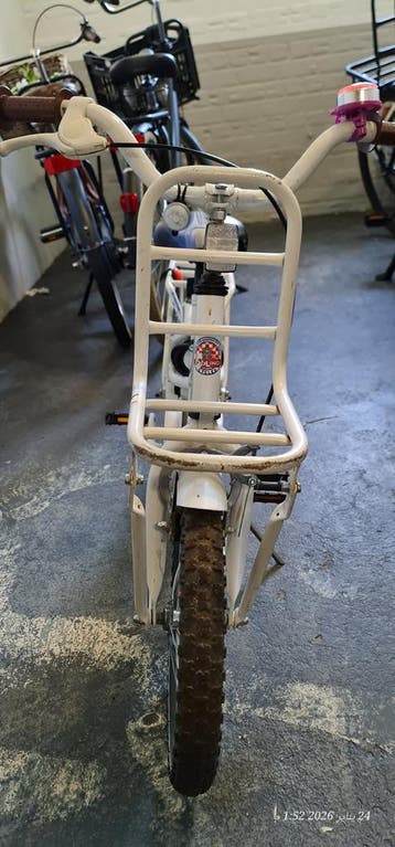 Witte kinderfiets 16 inch - Mino