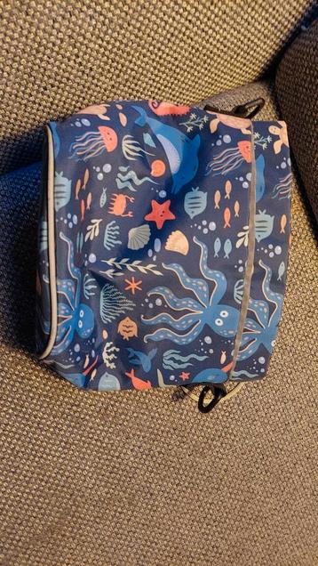 Fietstasje voor kinderen met zeedierenprint