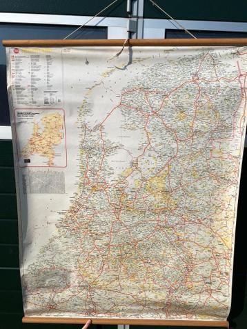 Landkaart nederland oud