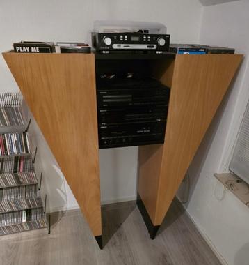 Audio kast beukenhout design