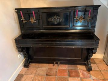 Antieke Zwarte Piano - R. Ulbrich Parijs