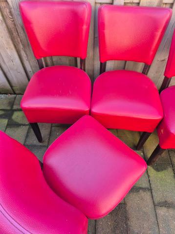 Rode horeca stoelen