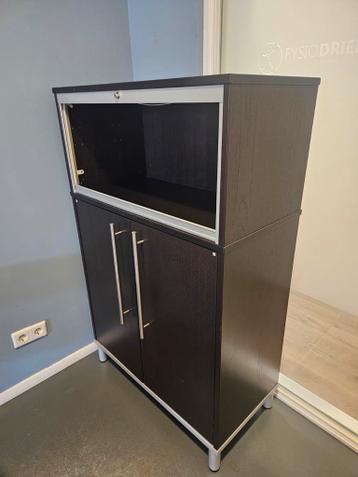 Dossierkast / Opbergkast met roldeur en deuren