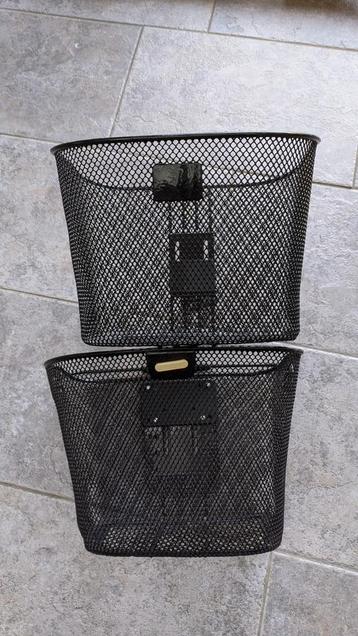 Gratis: zwarte fietsmand