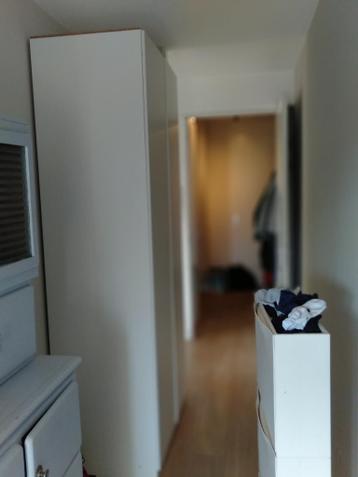 Kledingkast wit 236x60x100